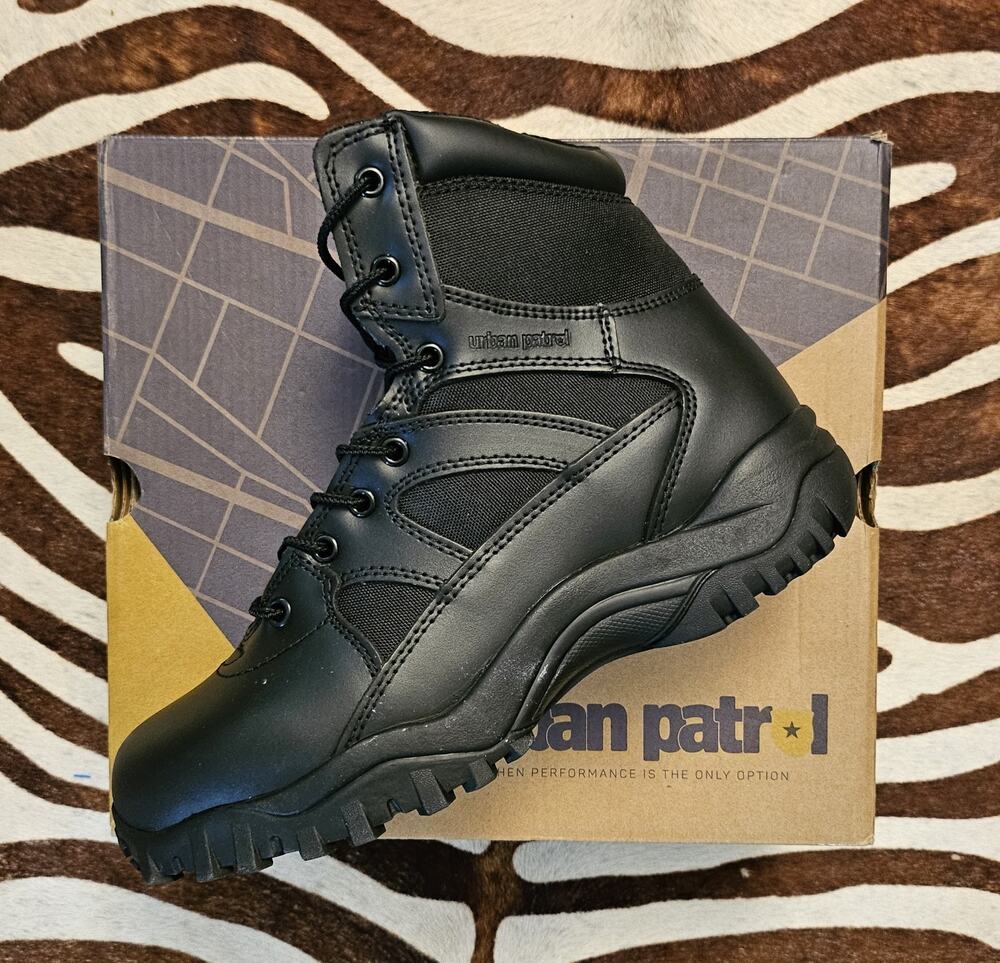 Urban Patrol Tactical Duty Boot 6" Men's Size 9 Black Work Police Fire